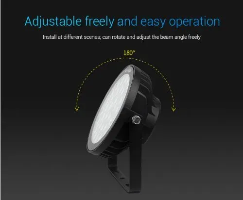 MiBoxer FUTC05 LED Garten Lampe 25W RGB-WW (RGB-CCT) mit Funk IP66 230V – Bild 7