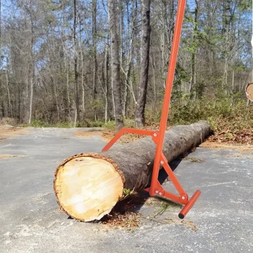 VEVOR Fällheber, 1219 mm, robuster Stammheber aus Stahl, Holzheber mit verstellbarem Wendehaken, Forsthaken für Holzstämme bis zu φ 63,5 cm, Fällhilfe zum Rollen, Schneiden & Anheben von Holzstämmen – Bild 7