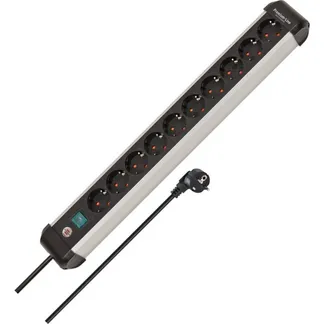 Premium-Alu-Line Steckdosenleiste 10-fach Premium-Alu-Line Steckdosenleiste 10-fach