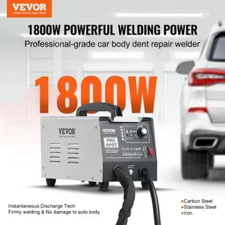 VEVOR Ausbeulspotter, 1,8 kW Punktschweißgerät, Dent Puller mit automatischem/manuellem Schweißen & 7 vielseitigen Modi, Autokarosserie-Punktschweißgerät, für die Dellenreparatur von Autos & LKWs VEVOR Ausbeulspotter, 1,8 kW Punktschweißgerät, Dent Puller mit automatischem/manuellem Schweißen & 7 vielseitigen Modi, Autokarosserie-Punktschweißgerät, für die Dellenreparatur von Autos & LKWs