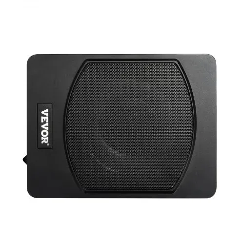 VEVOR Untersitz Auto Subwoofer 240 W 254 mm schlanker Auto Subwoofer unter dem Sitz Subsystem mit eingebautem Verstärker, Hoch-/Niedrigpegel-Eingang und Lautstärkeregler für SUVs Lkws – Bild 10