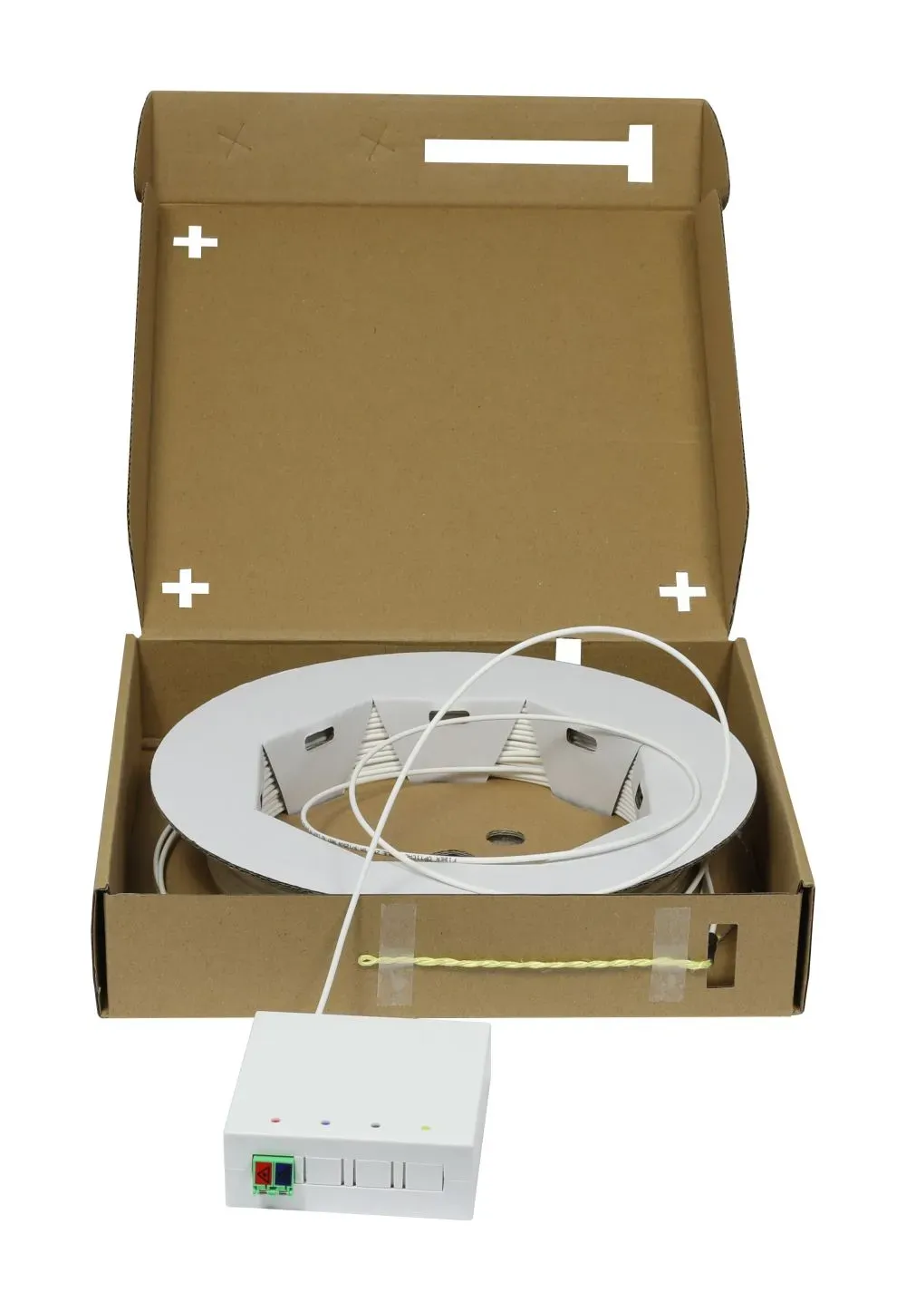 LWL-FTTH Compact Box vorkonfektioniert, 2xLC/APC -> open End, 20m, 9/125u, G.657.A2, 2-Faser, OD=2.2mm, Synergy 21 LWL-FTTH Compact Box vorkonfektioniert, 2xLC/APC -> open End, 20m, 9/125u, G.657.A2, 2-Faser, OD=2.2mm, Synergy 21