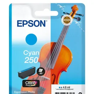 Epson 250 Violin Claria Photo HD Druckerpatrone 1 Stück(e) Original Cyan Epson 250 Violin Claria Photo HD Druckerpatrone 1 Stück(e) Original Cyan