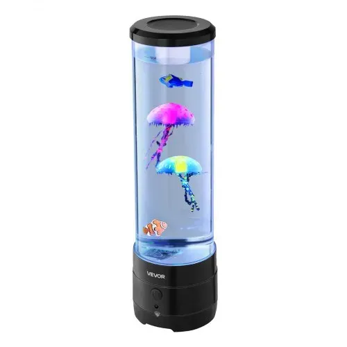 VEVOR Lavalampe 382 mm schwimmende Quallen-Blasenlichtlampe, 16 Farbwechsel-Lichteffekte, Bluetooth-Lautsprecher, Stimmungslampe, Aquarium Nachtlicht für Schlafzimmer, Wohnzimmer, Heimdekoration – Bild 10