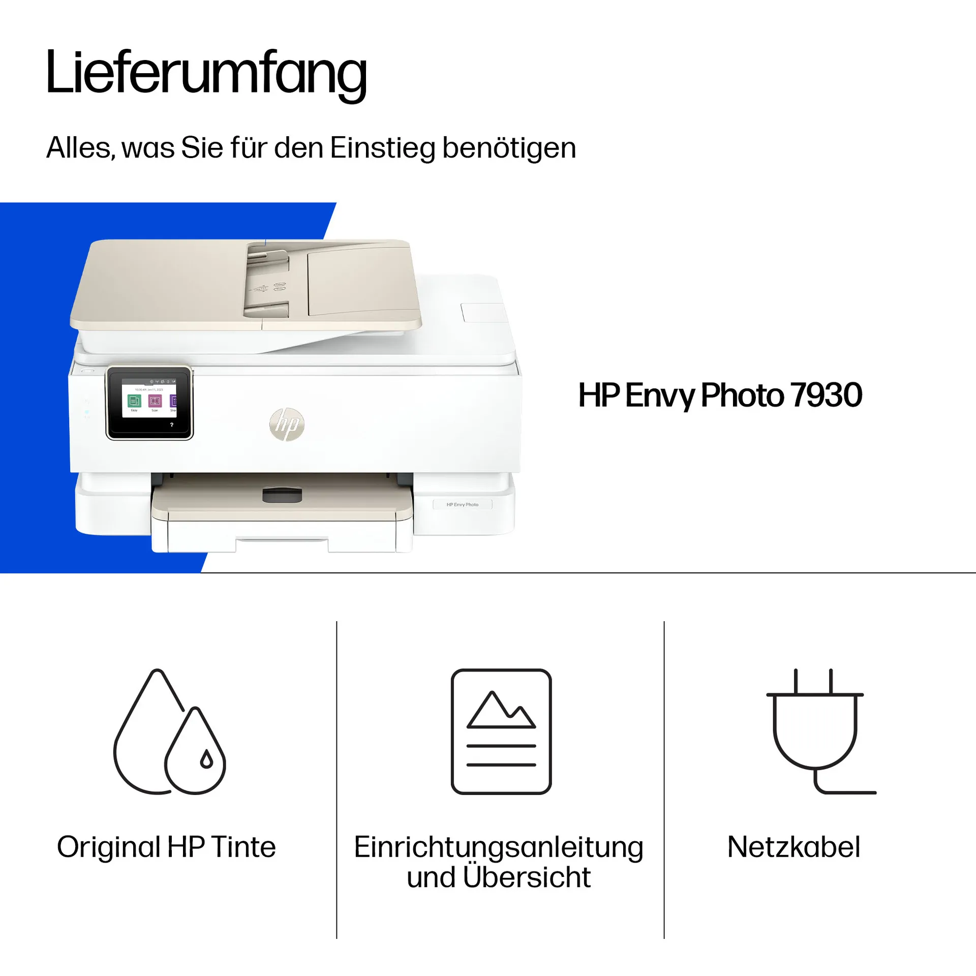 HP Envy 7930 All-in-One Farbe Drucker – Bild 4