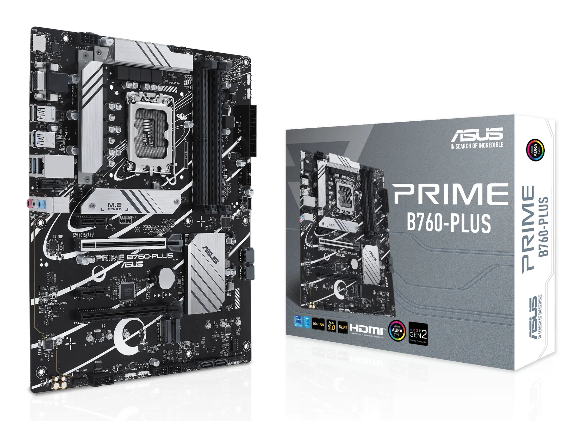 ASUS PRIME B760-PLUS Intel B760 LGA 1700 ATX ASUS PRIME B760-PLUS Intel B760 LGA 1700 ATX