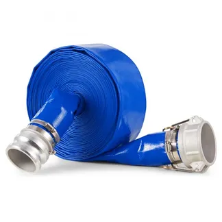 VEVOR Flachschlauch, 76,2mm x 15,24m, Abwasserschlauch, mit Klemmen, Camlock, Aluminiumbeschlägen, passend für verschiedene Pumpen, zur Abwasseraufbereitung, Wassertransport und weiteren Zwecken VEVOR Flachschlauch, 76,2mm x 15,24m, Abwasserschlauch, mit Klemmen, Camlock, Aluminiumbeschlägen, passend für verschiedene Pumpen, zur Abwasseraufbereitung, Wassertransport und weiteren Zwecken