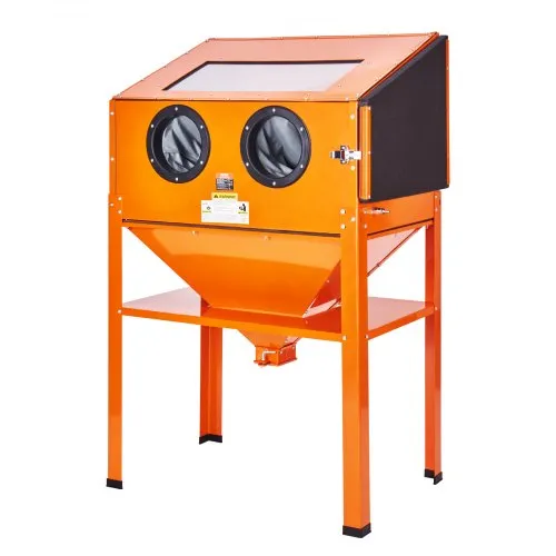 VEVOR 227 L Sandstrahlkabine mit Ständer mit Strahlpistole und 4 Düsen VEVOR 227 L Sandstrahlkabine mit Ständer mit Strahlpistole und 4 Düsen