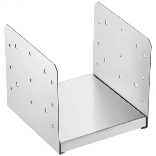VEVOR 4er-Set Aufschraubhülse 190 x 200 x 180 mm Pfostenträger Kohlenstoffstahl Pfostenschuh Pfosten Pfostenunterlage Bodenhülse Stützenfuß Ideal für Verandageländern, Pergolen und Säulen – Bild 10