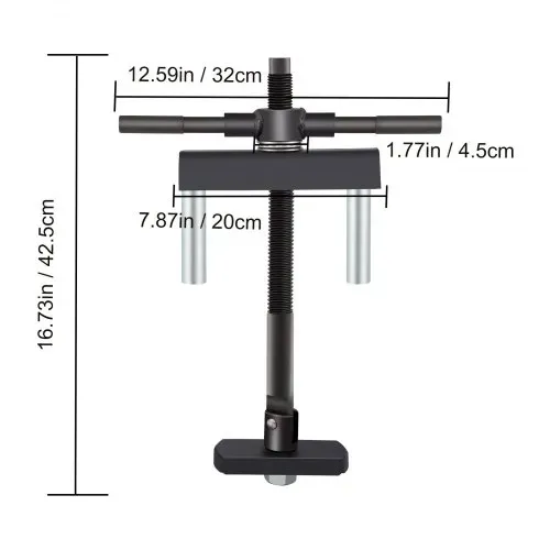 VEVOR Zylinderbüchsen-Auszieher Stahl Zylinder Laufbuchsen Auszieher für 75-138mm Motor 7x Zugplatten ideal zum Entfernen von Zylinderlaufbuchsen für Dieselmotoren und Automobil-Verbrennungsmotoren – Bild 7