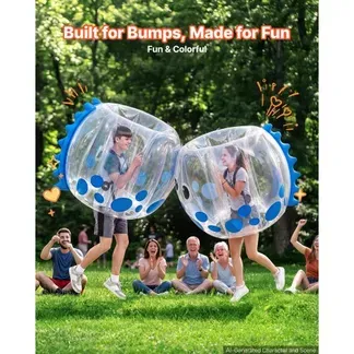 VEVOR 2 x Aufblasbare Bumper Sumo Bälle 1,2 m für Jugendliche Stoßball Blau für Garten, Camping, Picknick, Rasen & Outdoor, 0,5 mm Starkes PVC, Heißverschweißte Griffe & Stabil Sitzende Schultergurte VEVOR 2 x Aufblasbare Bumper Sumo Bälle 1,2 m für Jugendliche Stoßball Blau für Garten, Camping, Picknick, Rasen & Outdoor, 0,5 mm Starkes PVC, Heißverschweißte Griffe & Stabil Sitzende Schultergurte