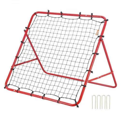 VEVOR Fußball Rebound Netz Tragbares Prellwand Fußball 48 x 48 mm, Rebounder Fußball Eisenrohr & PE-Netz Kinder & Jugendliche Fußballtor Rebounder Kicker für Fußball Training VEVOR Fußball Rebound Netz Tragbares Prellwand Fußball 48 x 48 mm, Rebounder Fußball Eisenrohr & PE-Netz Kinder & Jugendliche Fußballtor Rebounder Kicker für Fußball Training