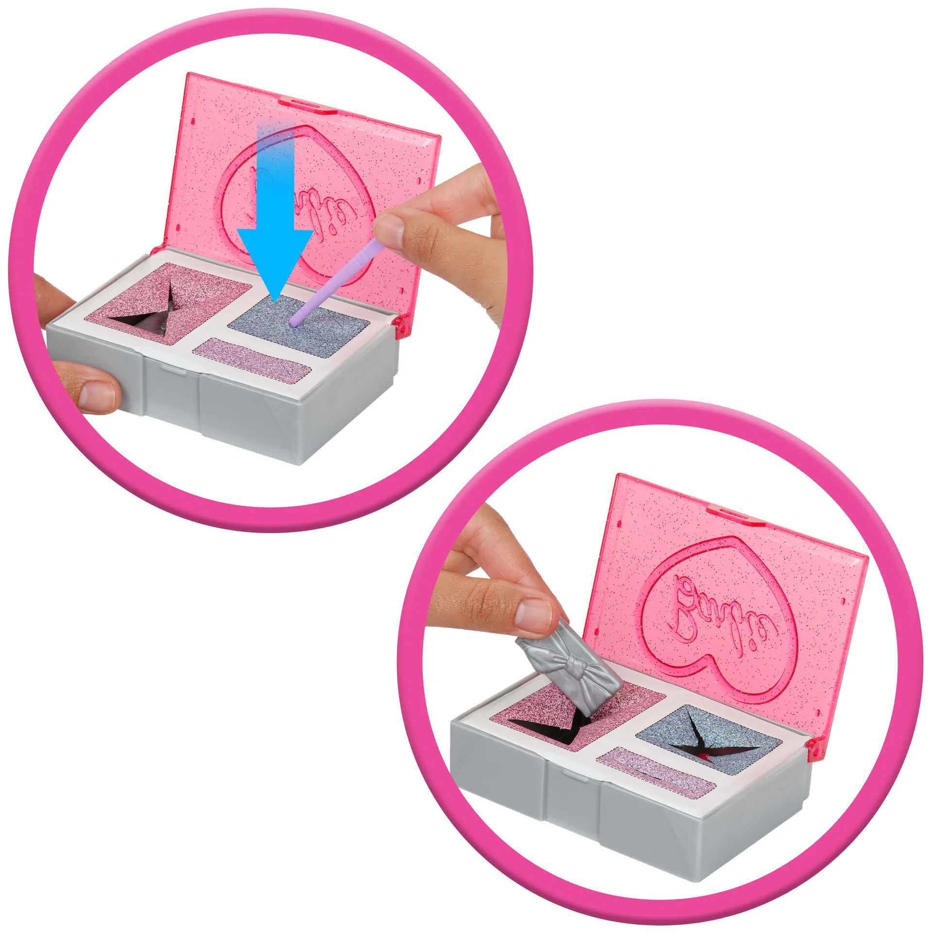 Barbie Party Unboxed Glam Party Serie pinke glitzernde Puppe und Accessoires mit 10 Überraschungen – Bild 5