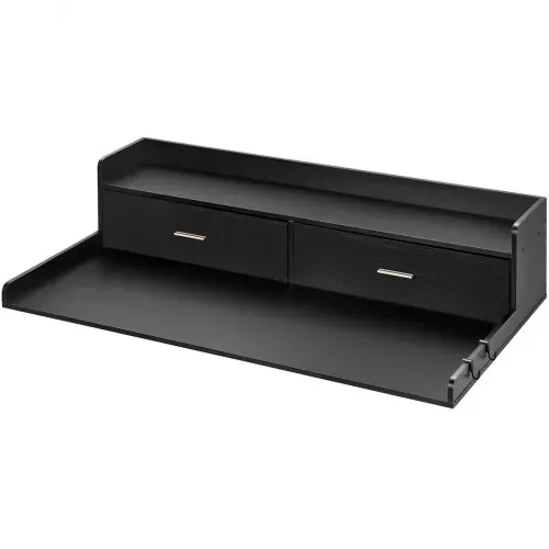 VEVOR Arbeitsplatte für Waschmaschine & Trockner mit 2 Schubladen & 2-stufigem Regal, Arbeitsplatte (1370 x 700 x 305 mm) Holz für Waschmaschine und Trockner mit rutschfesten Pads, wasserabweisend – Bild 8