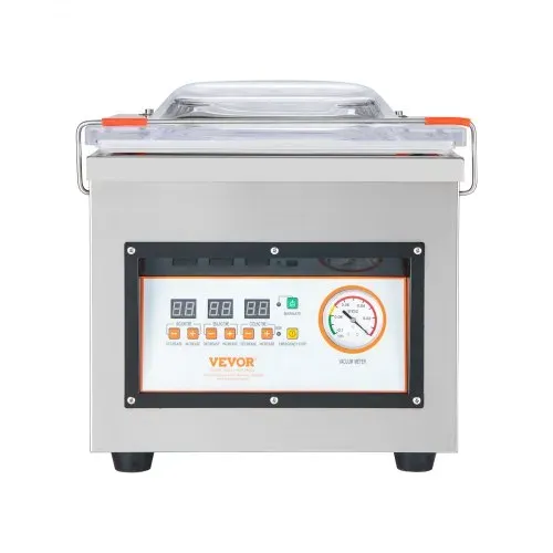 VEVOR Kammer-Vakuumierer 320 W Vakuumiergerät für feuchte Lebensmittel Fleisch Marinaden usw. kompakte Größe mit 32 cm Versiegelungslänge Anwendung in der privaten Küche und im gewerblichen Bereich – Bild 8