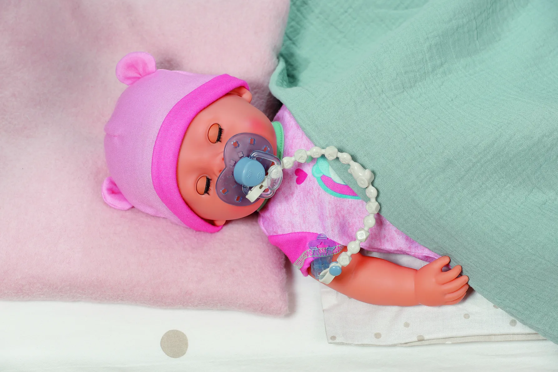 BABY born Dummy with Clip 2 assorted Puppenschnuller & -Schnullerhalterung – Bild 5