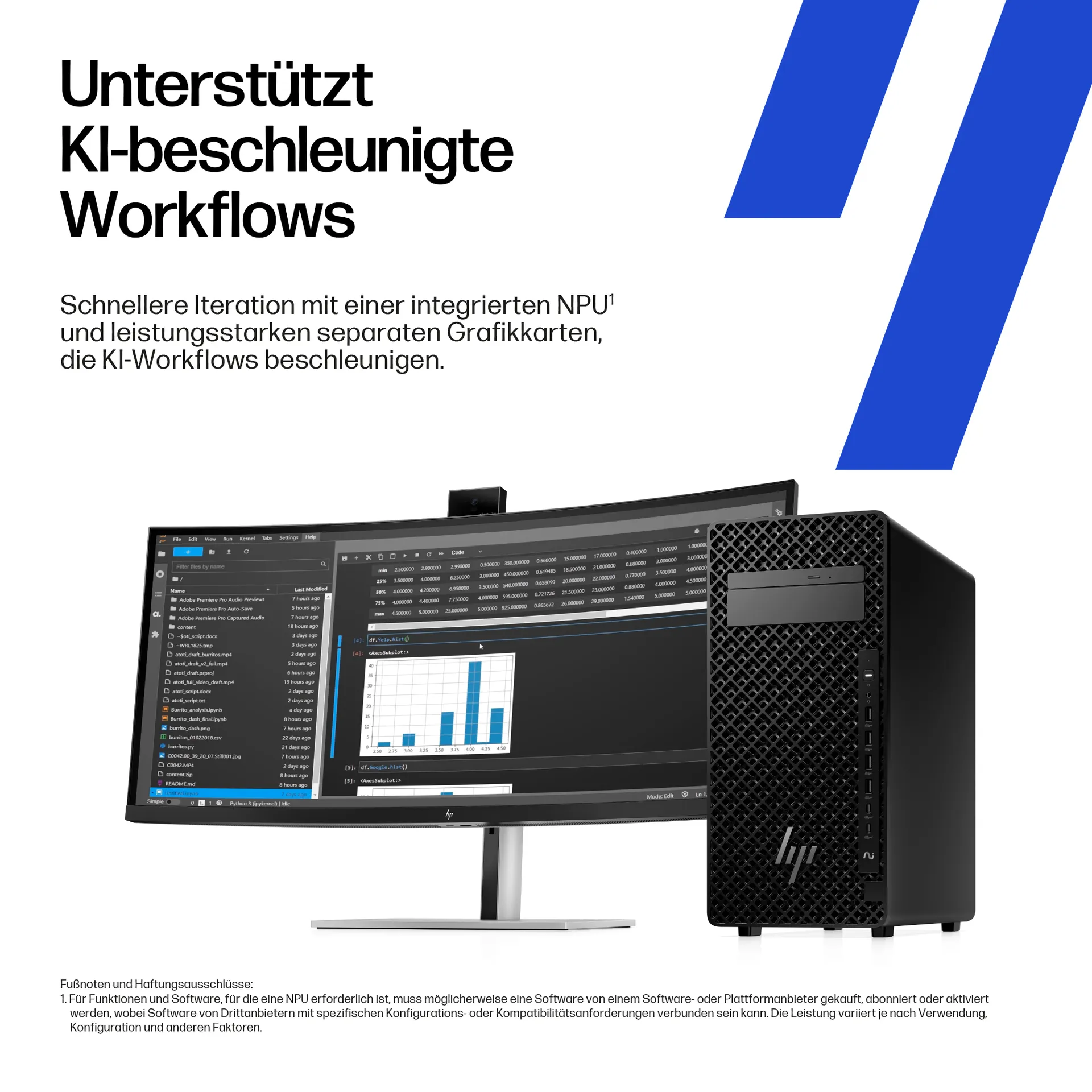 HP Z2 Tower G1i Intel Core Ultra 9 285K 64 GB DDR5-SDRAM 1 TB SSD NVIDIA RTX Pro 2000 Blackwell Windows 11 Pro Arbeitsstation AI Workstation, AI PC Schwarz – Bild 5