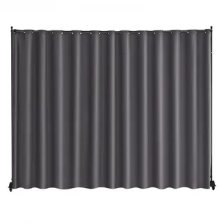 VEVOR Raumteiler Trennwand Paravent Stellwand Einzelpanel, Tragbarer Sichtschutz für Büro Schlafzimmer Esszimmer Arbeitszimmer Balkon, Raumtrenner Rollbar (308,5 x 45 x 245,5 cm), Grau VEVOR Raumteiler Trennwand Paravent Stellwand Einzelpanel, Tragbarer Sichtschutz für Büro Schlafzimmer Esszimmer Arbeitszimmer Balkon, Raumtrenner Rollbar (308,5 x 45 x 245,5 cm), Grau