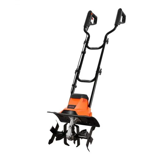 VEVOR Elektro Bodenhacke 36 cm Arbeitsbreite, 22 cm Arbeitstiefe, 1200 W Motorhacke, Bodenkrümler, Kultivator mit Stahlzinken & Klappbarem Führungsholm, Gartenfräse für Rasen-, Hof- & Gartenpflege VEVOR Elektro Bodenhacke 36 cm Arbeitsbreite, 22 cm Arbeitstiefe, 1200 W Motorhacke, Bodenkrümler, Kultivator mit Stahlzinken & Klappbarem Führungsholm, Gartenfräse für Rasen-, Hof- & Gartenpflege