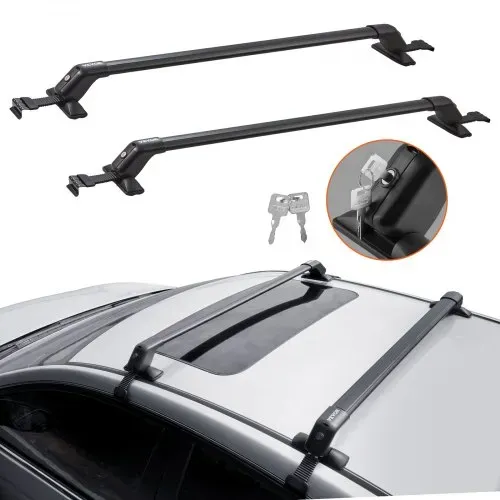 VEVOR Dachträger Dachgepäckträger Auto Querträger 2 Stk. Dachträger 70,3 kg Tragfähigkeit, geeignet für PKW Abstand zwischen Dachrinnen 105-109 cm, Abstand von Dachrinnen zu Fenstern 6 cm VEVOR Dachträger Dachgepäckträger Auto Querträger 2 Stk. Dachträger 70,3 kg Tragfähigkeit, geeignet für PKW Abstand zwischen Dachrinnen 105-109 cm, Abstand von Dachrinnen zu Fenstern 6 cm