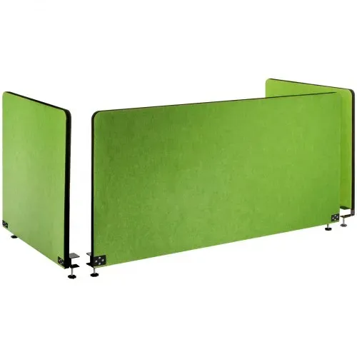 VEVOR Schreibtisch Sichtschutz Polyesterfaser Akustik Tischtrennwand 20mm dick Schreibtisch Trennwand Grün Tischtrennwand Ein 152x61cm + Zwei 61x61cm Paneele Ideal für Büro Bibliothek Klassenzimmer – Bild 10