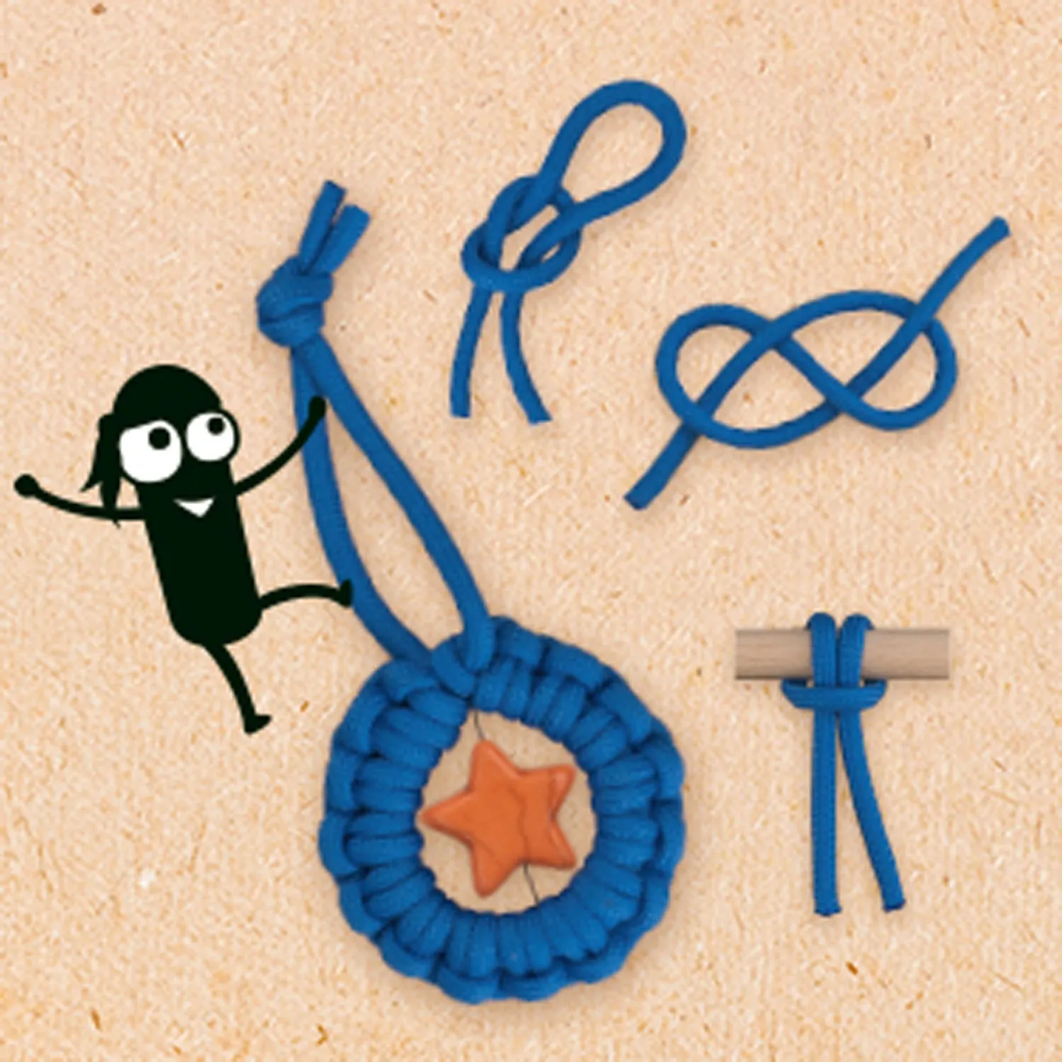 Kosmos Bastelbox Knoten Abenteuer-Box – Bild 5