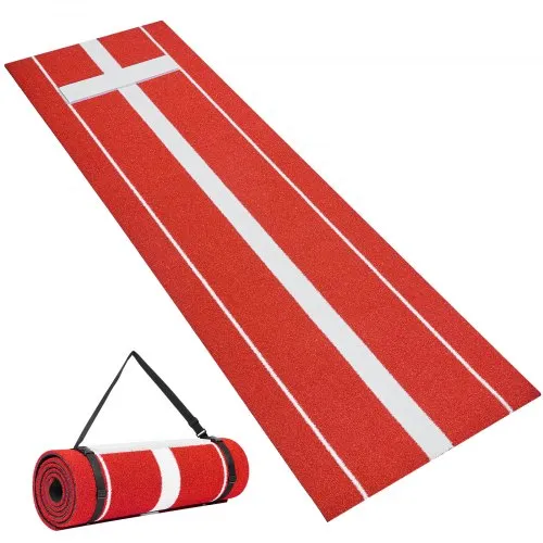 VEVOR Baseball-Schlagmatte Trainingsmatte (305 x 92 cm) Trainingspad Schlagkäfigmatte, Baseballmatte mit lichtechter Rasen & rutschfester Schaumstoffrückseite, tragbare Softballmatte Pitching Rot VEVOR Baseball-Schlagmatte Trainingsmatte (305 x 92 cm) Trainingspad Schlagkäfigmatte, Baseballmatte mit lichtechter Rasen & rutschfester Schaumstoffrückseite, tragbare Softballmatte Pitching Rot