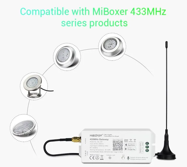 MiBoxer WL-433 LED LoRa (433MHZ) Controller DMX über LoRa – Bild 4