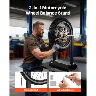 VEVOR Motorrad Auswuchtständer Reifenwuchtgerät 40 kg Tragkraft, Reifenauswuchtmaschine Zentrierständer mit verstellbaren Zentrierkegeln & Zentrierzeiger, Reifenmontagehilfe für φ 812,8 mm Rad VEVOR Motorrad Auswuchtständer Reifenwuchtgerät 40 kg Tragkraft, Reifenauswuchtmaschine Zentrierständer mit verstellbaren Zentrierkegeln & Zentrierzeiger, Reifenmontagehilfe für φ 812,8 mm Rad