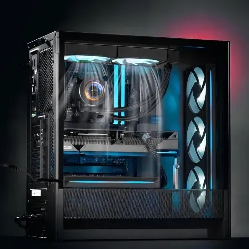 VEVOR CPU-Flüssigkeitskühler, AIO-CPU-Wasserkühler – 120-mm-PWN-Lüfter & -Pumpe, PC-Wasserkühlung mit 5,3 cm LCD-Display & ARGB-Licht, für Intel 115X/1366/2011/1700/1200, AMD AM4/AM5 – Bild 7