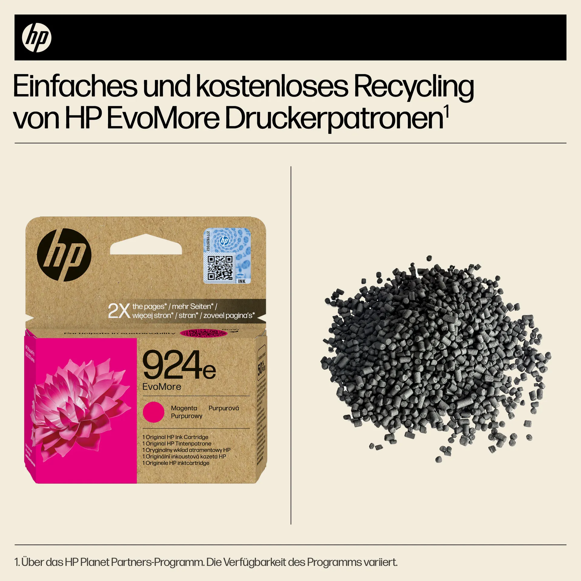 HP 924e EvoMore Magenta Original Druckerpatrone – Bild 2