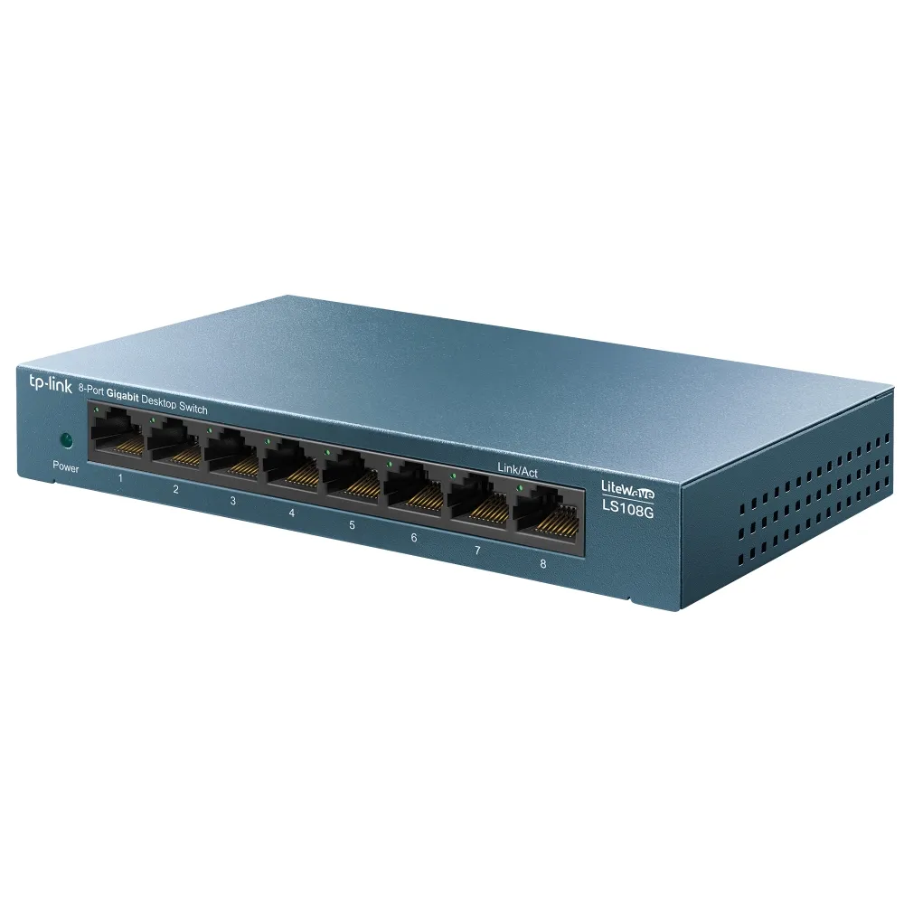 TP-Link 8-Port Desktop Switch (10/100/1000Mbit/s) – Bild 2