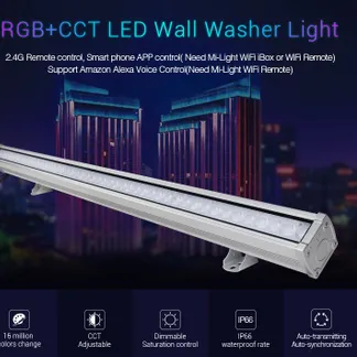 MiBoxer RL1-24 LED Wallwasher 24W RGB-WW (RGB-CCT) IP66 MiBoxer RL1-24 LED Wallwasher 24W RGB-WW (RGB-CCT) IP66