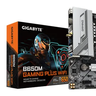 GIGABYTE B650M GAMING PLUS WIFI Mainboard – AMD Ryzen 9000 CPUs, 5+2+2 Phasen VRM, bis zu 8000 MHz DDR5, 2xPCIe 4.0 M.2, 2.5GbE LAN, WIFI 6E, USB 3.2 Gen 1 GIGABYTE B650M GAMING PLUS WIFI Mainboard – AMD Ryzen 9000 CPUs, 5+2+2 Phasen VRM, bis zu 8000 MHz DDR5, 2xPCIe 4.0 M.2, 2.5GbE LAN, WIFI 6E, USB 3.2 Gen 1