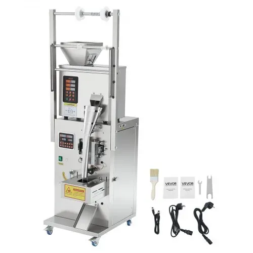VEVOR Pulververpackungsfüllmaschine Vollautomatische Abfüllmaschine 1-99,9g, Intelligentes Wiegen Abfüllen & Abpacken, Edelstahl, Bodenaufstellung, Ideal für Nüsse Samen Kaffeebohnen Getreide Gewürze – Bild 8
