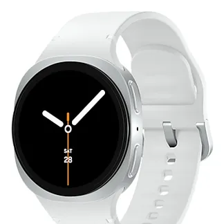 Samsung Galaxy Watch 8 3,3 cm (1.3″) AMOLED 40 mm Digital 438 x 438 Pixel Touchscreen Silber WLAN GPS Samsung Galaxy Watch 8 3,3 cm (1.3″) AMOLED 40 mm Digital 438 x 438 Pixel Touchscreen Silber WLAN GPS