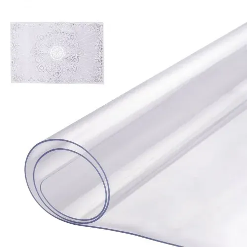 VEVOR Kunststoff-Tischdecke, 16 x 32 Zoll, 1,5 mm dick, transparenter Tischschutz, rechteckige PVC-Schreibtischunterlage, wasserdichte und leicht zu reinigende Schreibtischunterlage, Tischdecke, für Büro, Kommode, Esszimmertisch, Nachttisch VEVOR Kunststoff-Tischdecke, 16 x 32 Zoll, 1,5 mm dick, transparenter Tischschutz, rechteckige PVC-Schreibtischunterlage, wasserdichte und leicht zu reinigende Schreibtischunterlage, Tischdecke, für Büro, Kommode, Esszimmertisch, Nachttisch