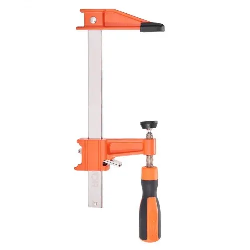 VEVOR Stangenklemmen für Holzbearbeitung 4 Stk. (15,24 / 30,48 cm) Öffnung, feststellbare F-Klemme mit 272 kg Belastungsgrenze, 63,5 mm Tiefe, Gusseisen & Kohlenstoffstahl, Metallbearbeitung – Bild 9
