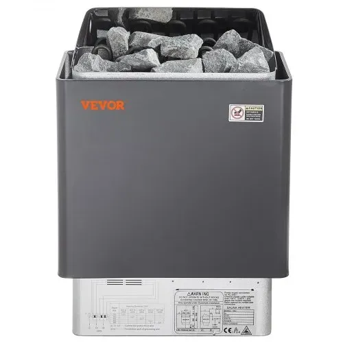 VEVOR Saunaofen, 8 kW, 400 V 3N tragbare Saunaheizung für drinnen & draußen mit 3-Stunden-Timer, digitaler Steuerung für 8–12 m³ großes Zuhause, gewerbliche Nutzung in Hotel-Spa-Duschen, max. 110 °C – Bild 9