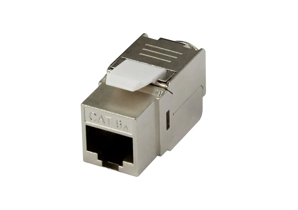 Keystone, Modul, TP-Buchse(RJ45), CAT6A, 500MHz, Slim-line/Komponent getestet, Synergy 21, Keystone, Modul, TP-Buchse(RJ45), CAT6A, 500MHz, Slim-line/Komponent getestet, Synergy 21,