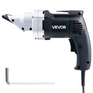 VEVOR Elektrische Blechschere, 4,0 A kabelgebundene Metallschere mit 360°-Schwenkkopf, variable Drehzahl, kontinuierliches Schneiden, sauberer Schnitt für 1,22 mm verzinkten Stahl, 1 mm Edelstahl VEVOR Elektrische Blechschere, 4,0 A kabelgebundene Metallschere mit 360°-Schwenkkopf, variable Drehzahl, kontinuierliches Schneiden, sauberer Schnitt für 1,22 mm verzinkten Stahl, 1 mm Edelstahl