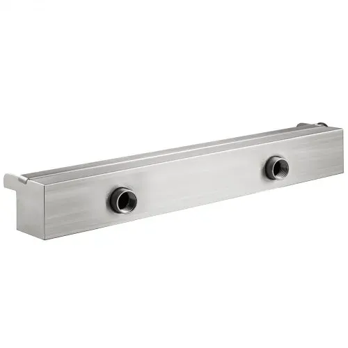 VEVOR Schwalldusche Poolfontäne LED 23,6 " x 4,5" x 3,1 " Poolbrunnen 1,3" Wasserfontäne 0,87" Dekoration Gartenteich – Bild 10