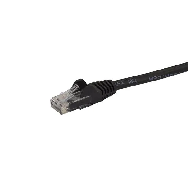 StarTech.com 5m Cat6 Snagless Gigabit UTP Netzwerkkabel - Cat 6 RJ45 Netzwerkkabel mit Knickschutz - Schwarz – Bild 2