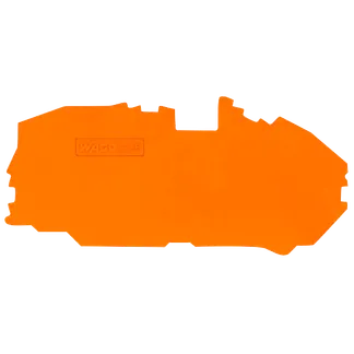 Abschluss- und Zwischenplatte WAGO,84,5×41,7x1mm, anrastbar Abschluss- und Zwischenplatte WAGO,84,5×41,7x1mm, anrastbar