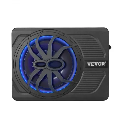 VEVOR Untersitz Auto Subwoofer 440 W 254 mm schlanker Auto Subwoofer unter dem Sitz Subsystem mit eingebautem Verstärker, Hoch-/Niedrigpegel-Eingang und Lautstärkeregler für SUVs Lkws – Bild 10