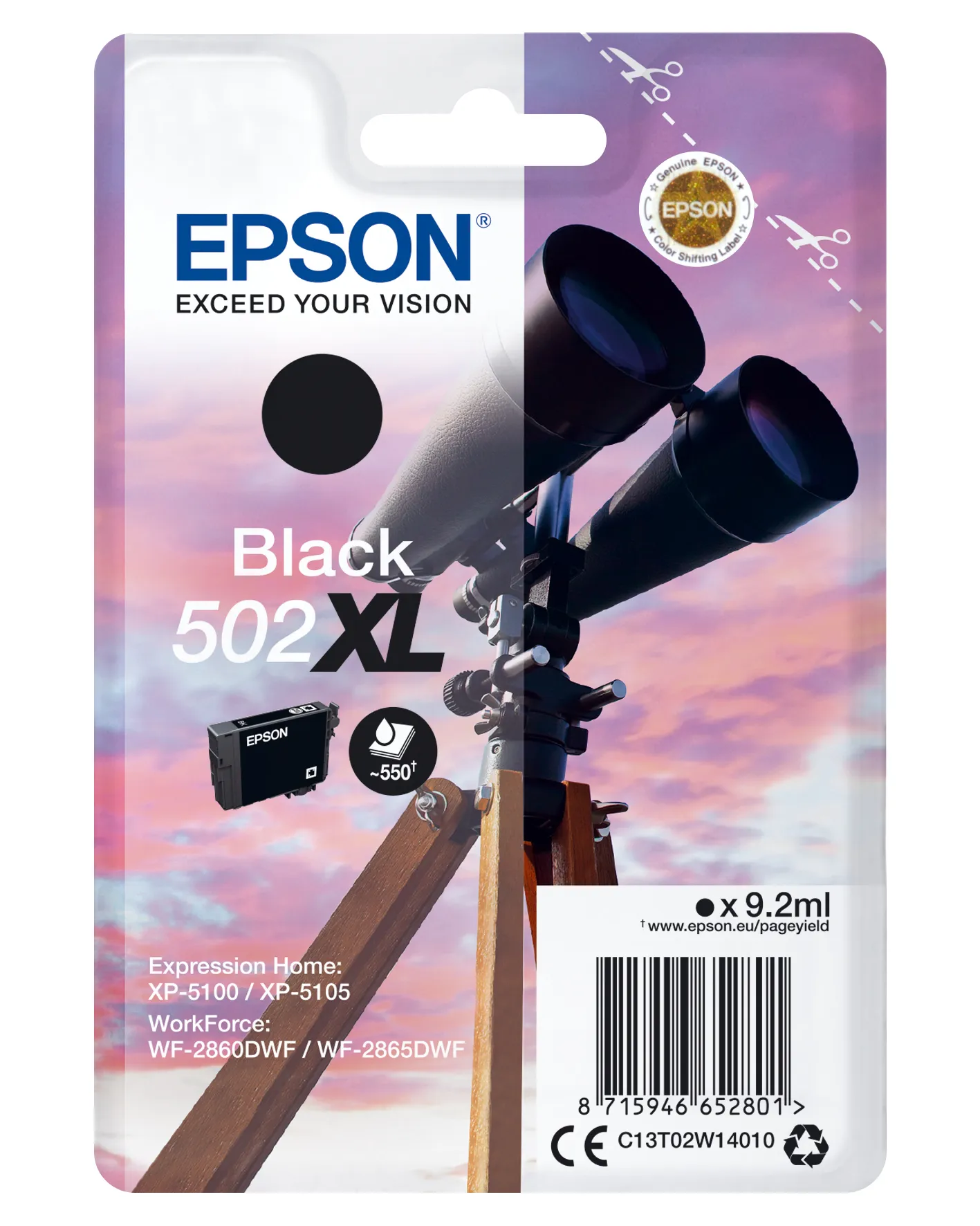 Epson Singlepack Black 502XL Ink Epson Singlepack Black 502XL Ink