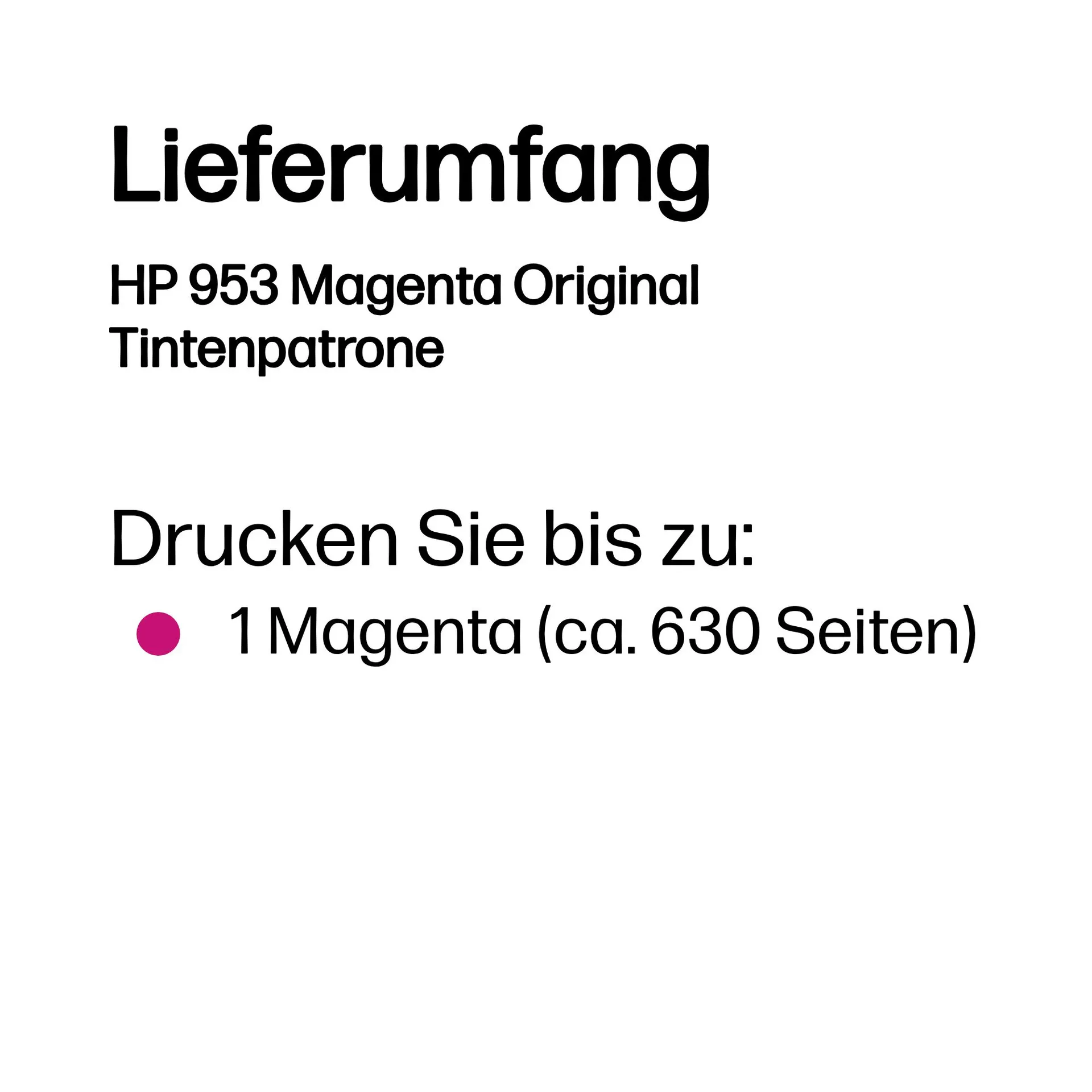 HP 953 Magenta Original Tintenpatrone – Bild 3