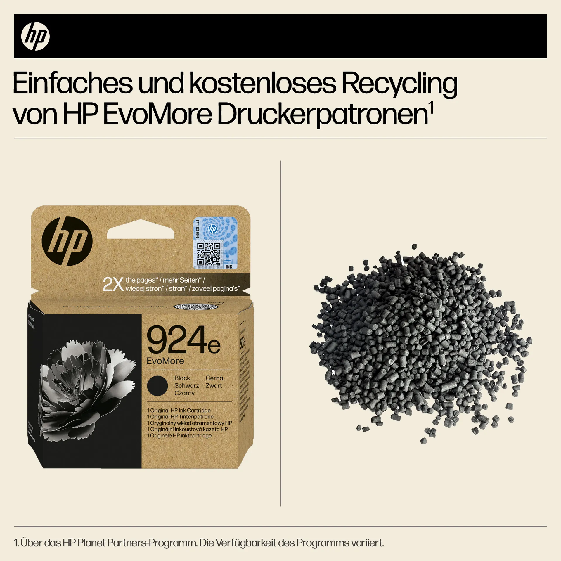 HP 924e EvoMore Schwarz Original Druckerpatrone – Bild 3