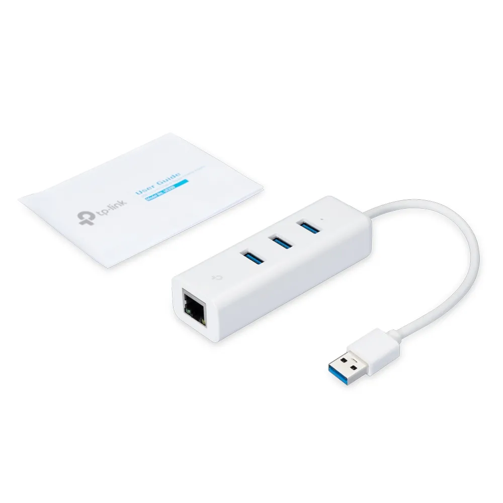 TP-Link 3-Port-USB3.0-Hub & Gigabit-Ethernet-Adapter – Bild 3