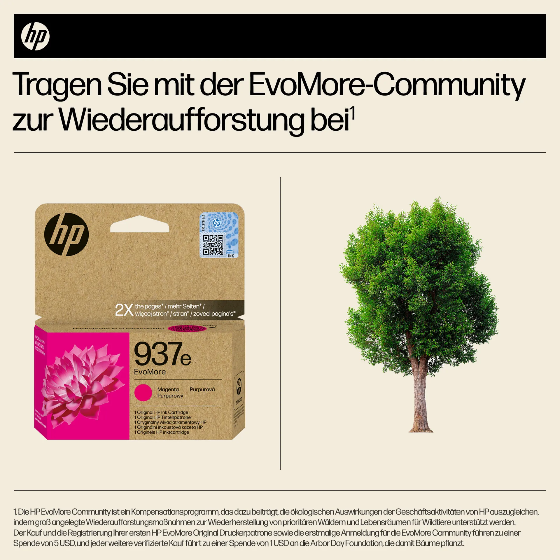 HP 937e EvoMore Magenta Original Druckerpatrone – Bild 6